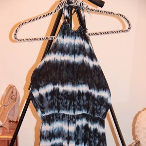 Blue Tye-die Romper